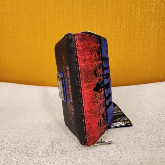 Loungefly Stranger Things Upside Down Shadows Zip Around Wallet NEW - Picture 12 of 14